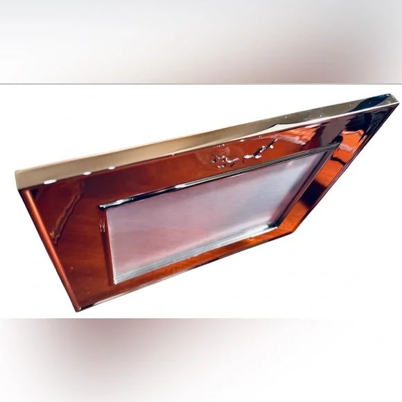 NWOT 2 Pottery Barn Silver Tone Frames Winter Theme skis antlers preppy cabin - Picture 7 of 15